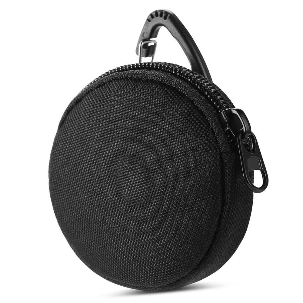 Tactical Round Wallet with Carabiner - ATLAS 1