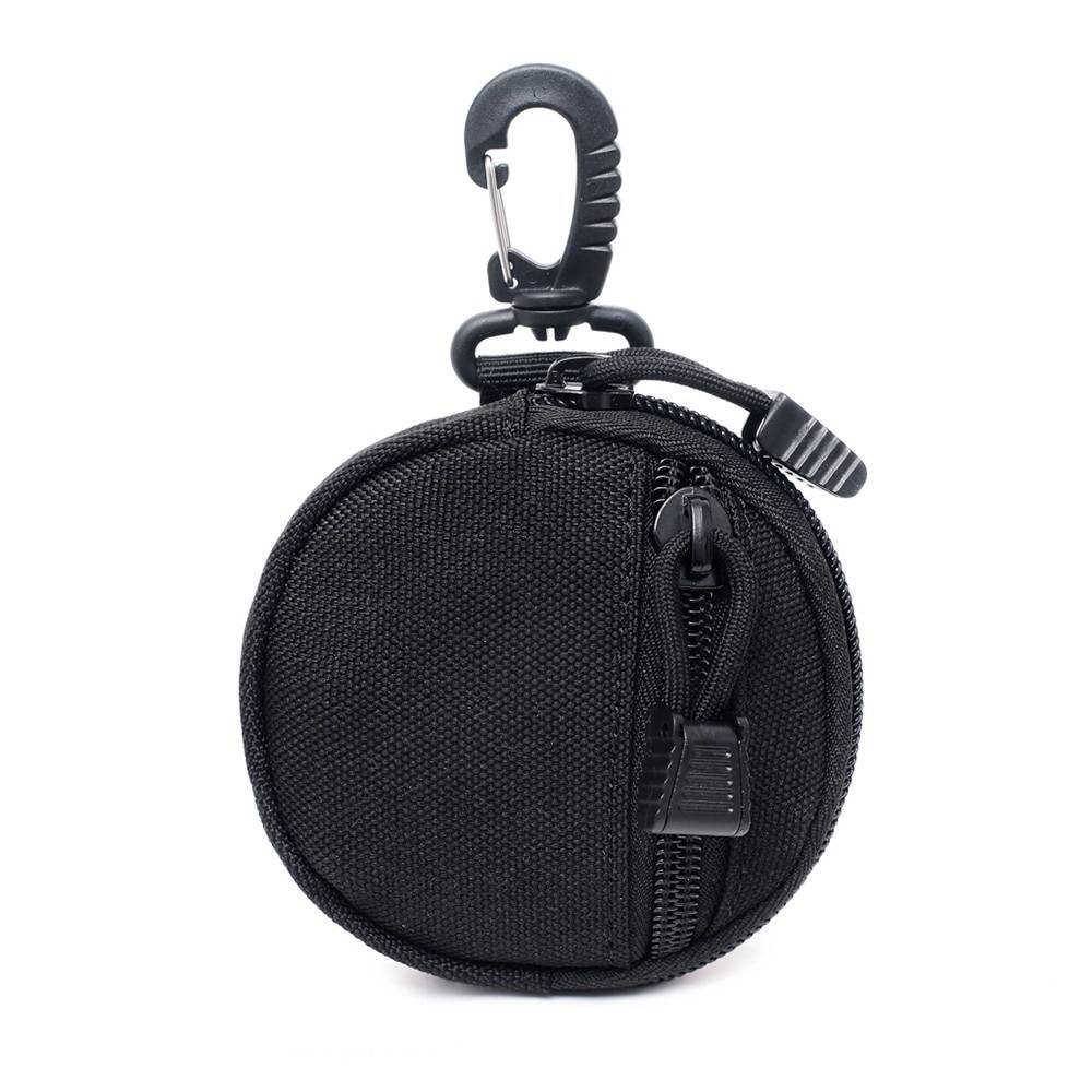 Tactical Round Wallet with Carabiner - ATLAS 1