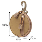 Tactical Round Wallet with Carabiner - ATLAS 1