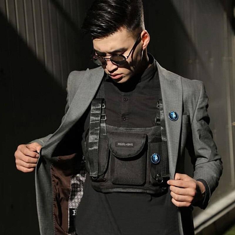 Tactical Style Multi - Pocket Adjustable Chest Bag - ATLAS 1