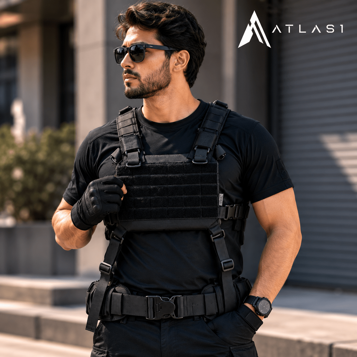 Tactical Style Multi-Pockets Adjustable Harness - ATLAS 1