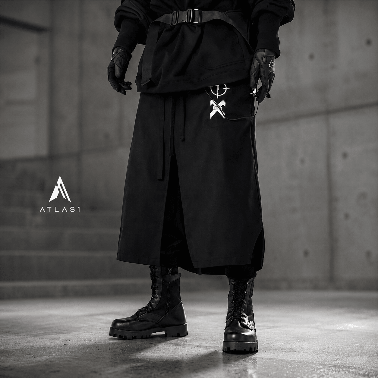 Tactical Techwear Cargo Skirt Pants - ATLAS 1 - Techwear Store