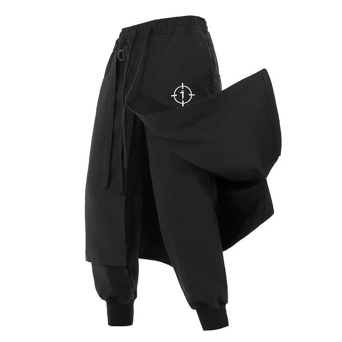 Calça Saia Cargo Techwear Tática — Design em camadas
