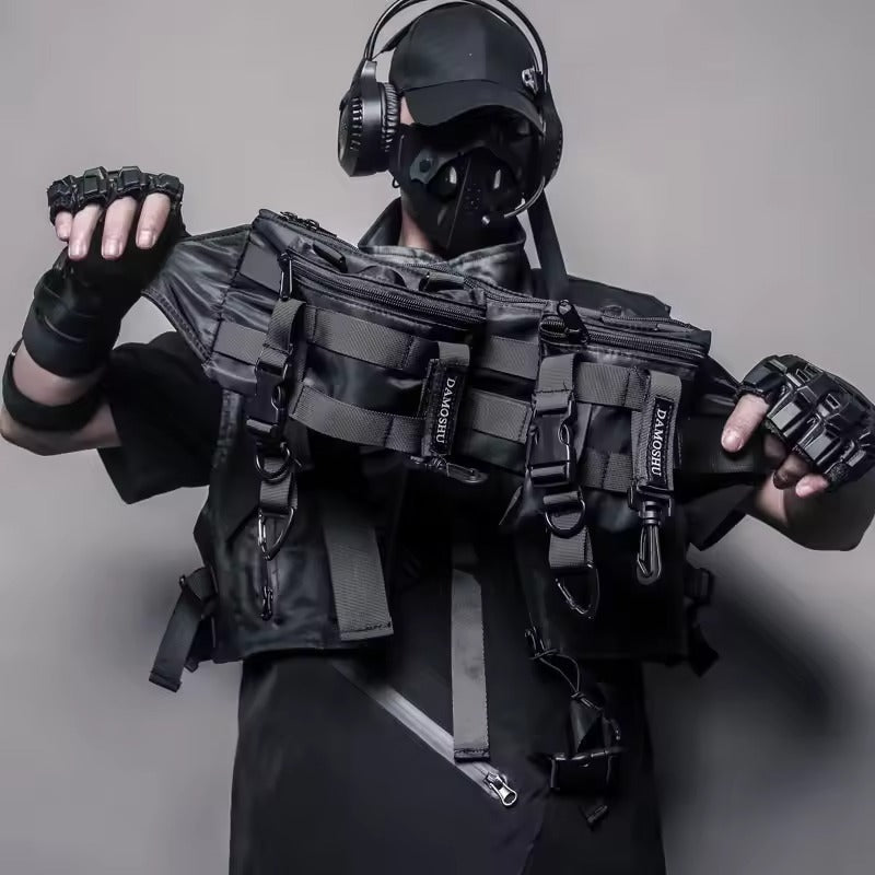 Tactical Techwear Crossbody Bag — Crossbody design
