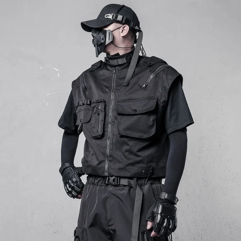Tactical Techwear Multi - Pocket Cargo Vest - ATLAS 1