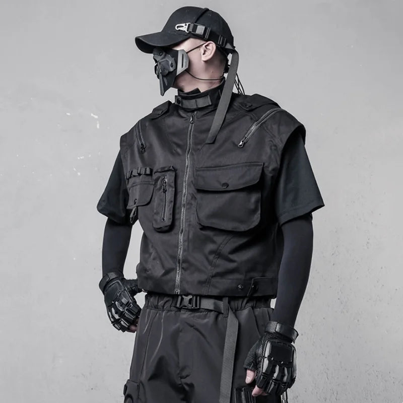 Tactical Techwear Multi - Pocket Cargo Vest - ATLAS 1