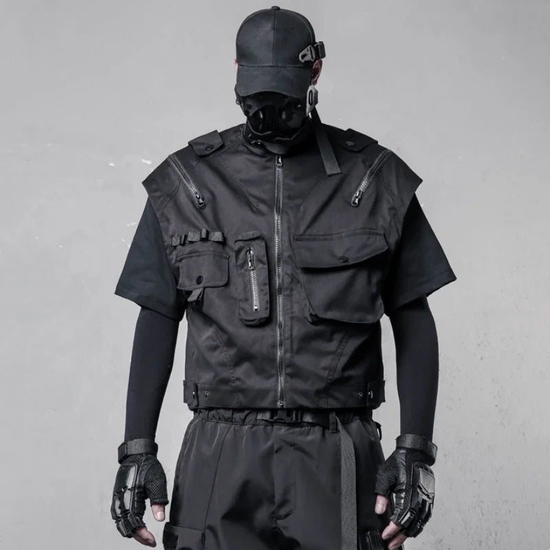 Tactical Techwear Multi - Pocket Cargo Vest - ATLAS 1