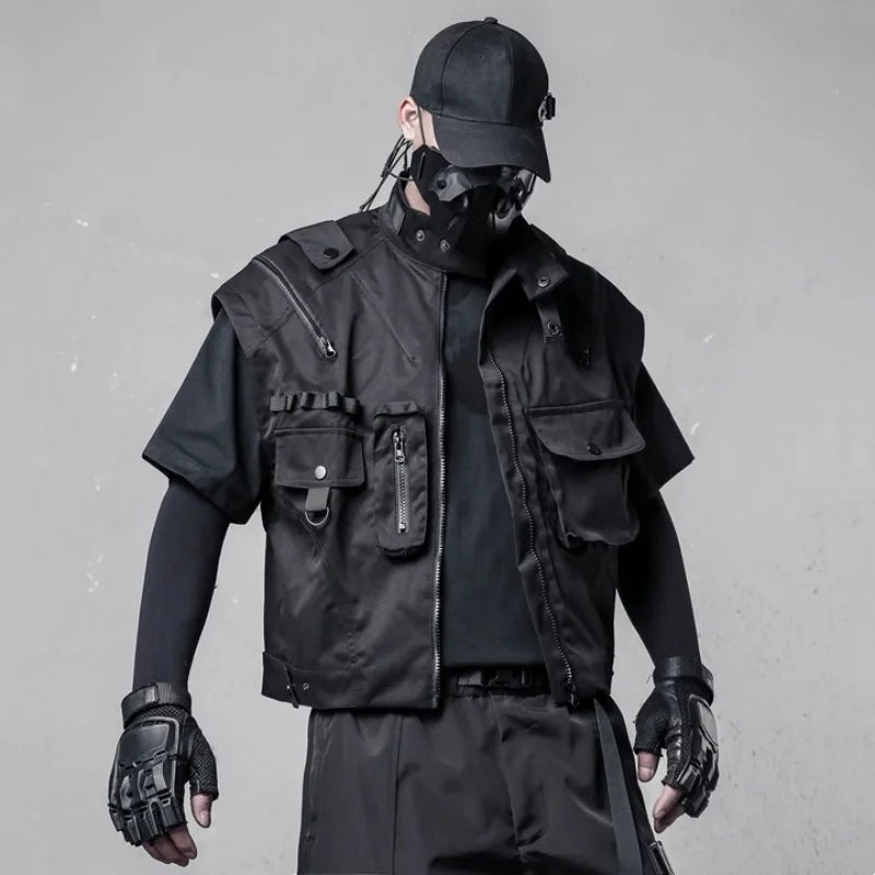 Tactical Techwear Multi - Pocket Cargo Vest - ATLAS 1