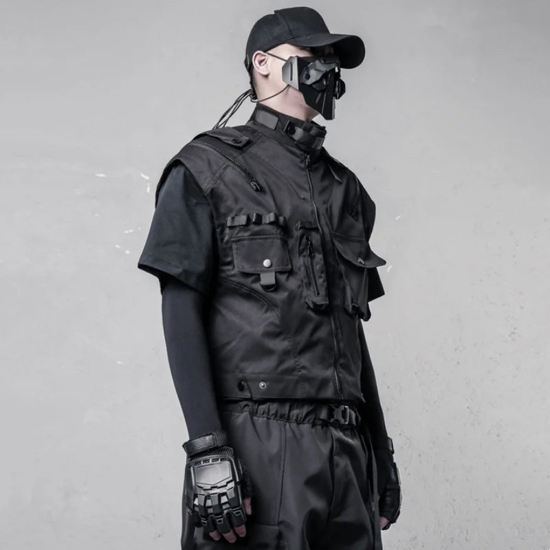 Tactical Techwear Multi - Pocket Cargo Vest - ATLAS 1