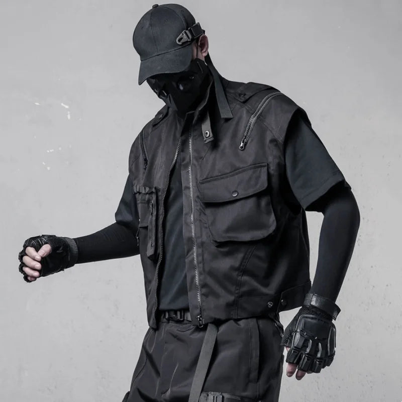 Tactical Techwear Multi - Pocket Cargo Vest - ATLAS 1