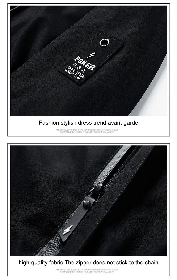 Tech Wear Fashion Zipper Hooded Street Jacket - ATLAS 1