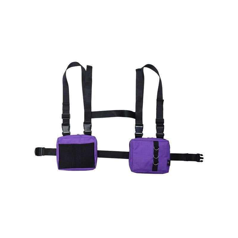 Techwear Adjustable Harness with Two Detachable Bags - ATLAS 1