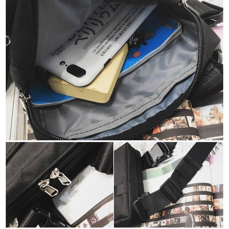 Techwear Adjustable Harness with Two Detachable Bags - ATLAS 1