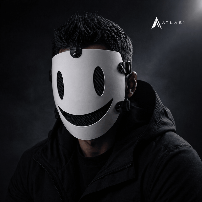 Techwear Anime Smile Face Cosplay Mask - ATLAS 1 - Techwear Store