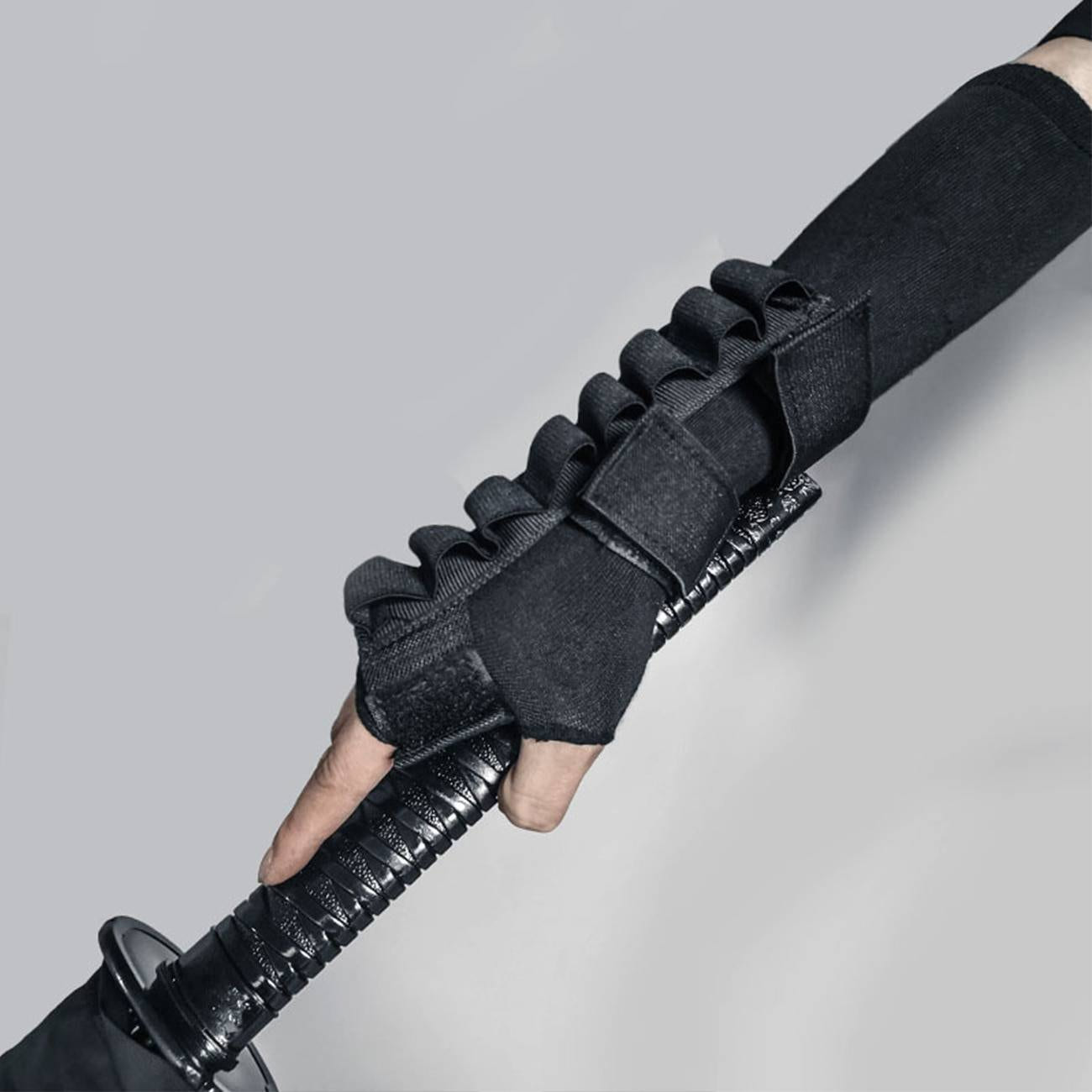 Techwear Dark Ninja Gloves - ATLAS 1