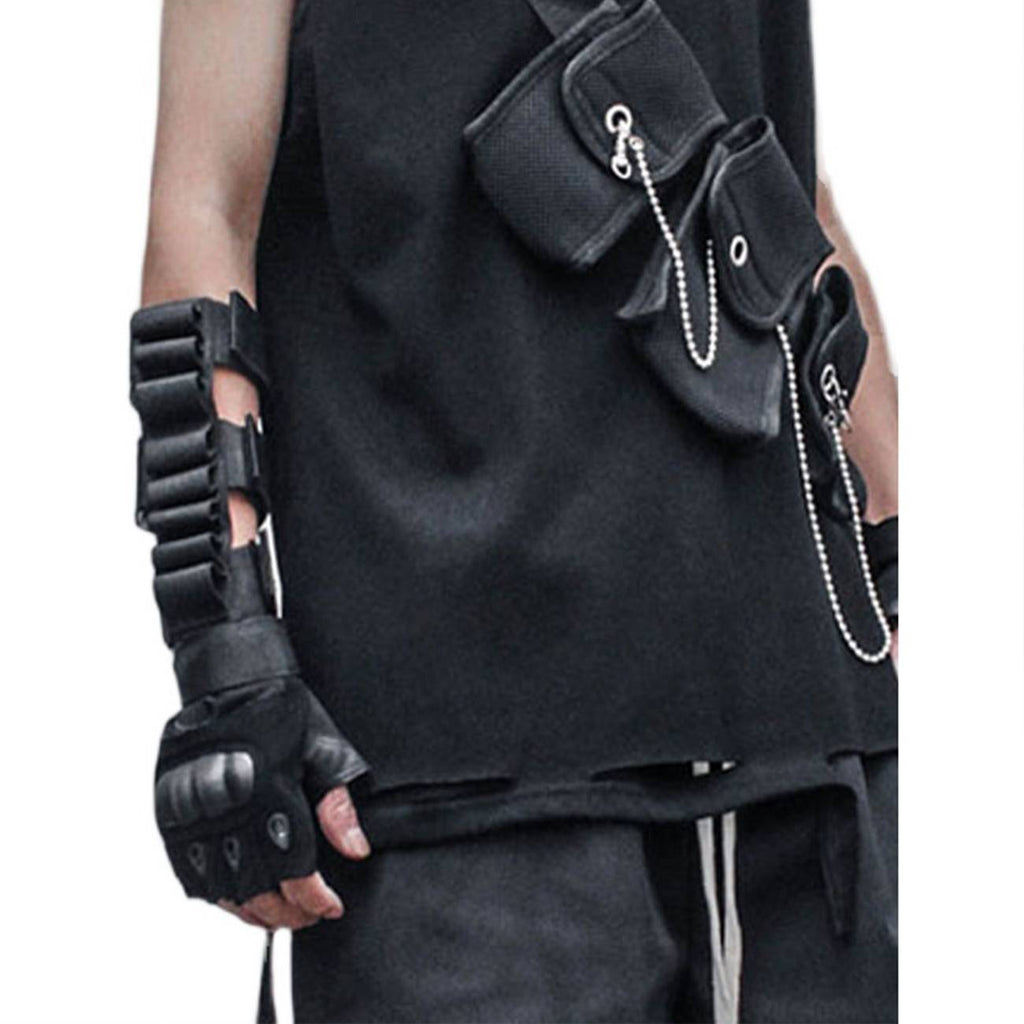 Techwear Dark Ninja Gloves - ATLAS 1