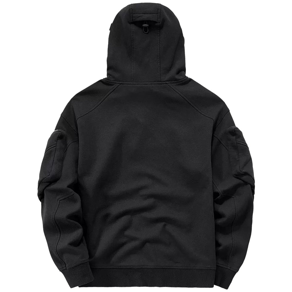Techwear Dark Souls Cyberpunk Zip Hoodie - ATLAS 1