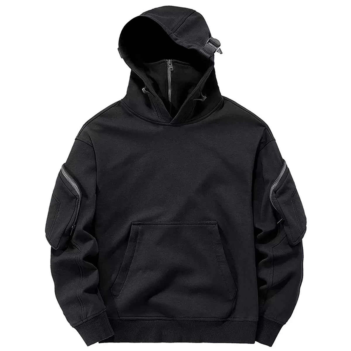 Techwear Dark Souls Cyberpunk Zip Hoodie - ATLAS 1