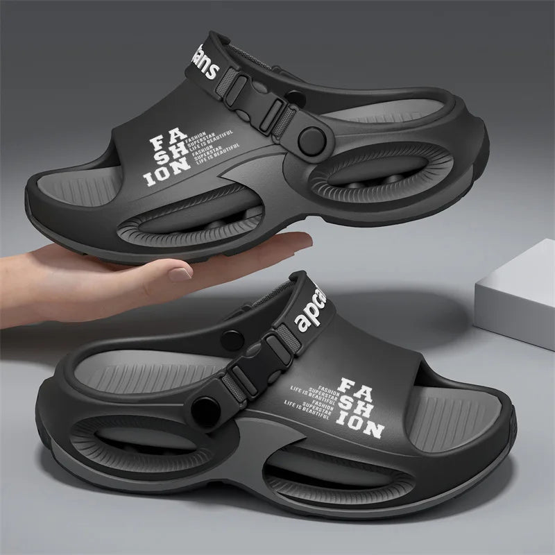 Techwear EVA Beach Slide Sandals — Soft EVA sole