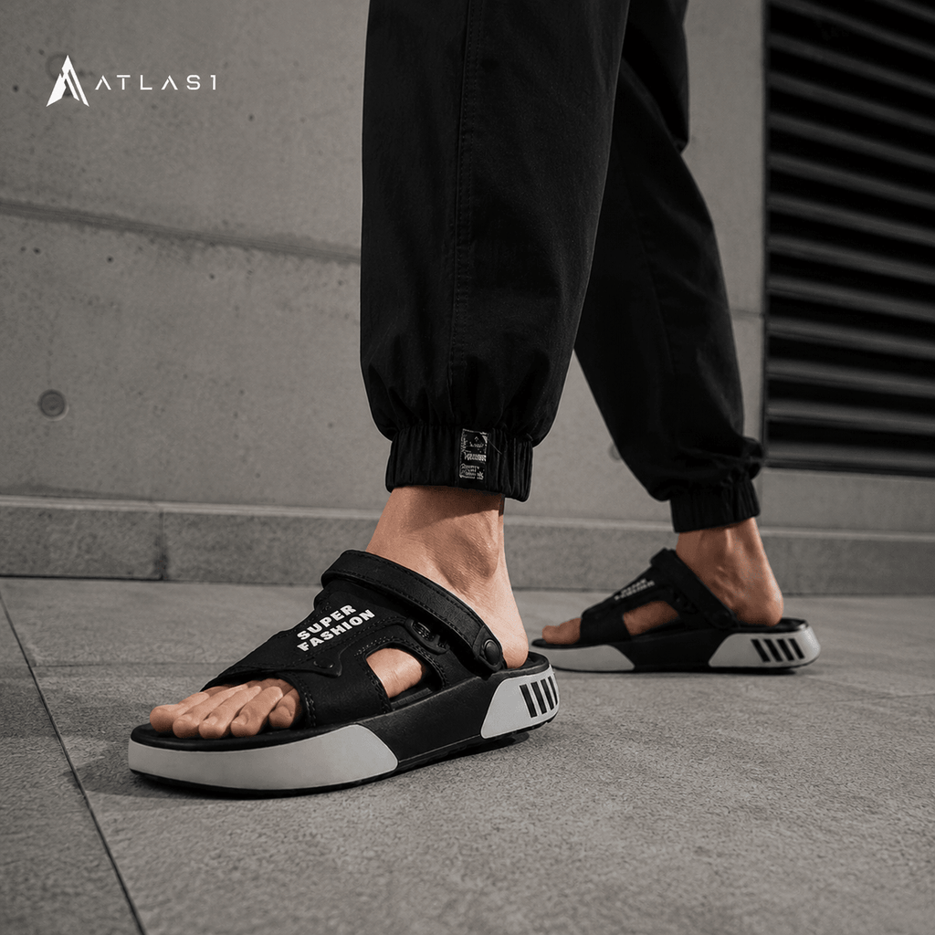 Techwear EVA Platform Casual Slide Slippers - ATLAS 1