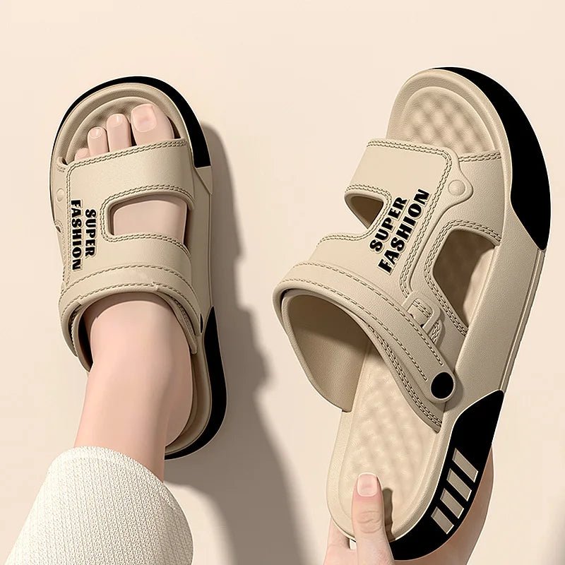 Techwear EVA Platform Casual Slide Slippers - ATLAS 1 - Techwear Store