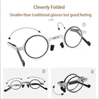 Techwear Foldable Round Glasses - ATLAS 1