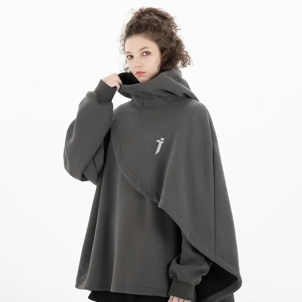Techwear Futuristic Medieval Hooded Cape - ATLAS 1
