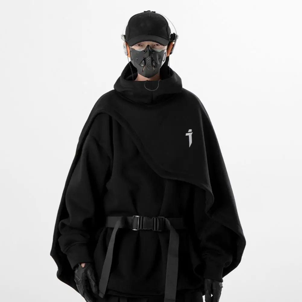 Techwear Futuristic Medieval Hooded Cape - ATLAS 1
