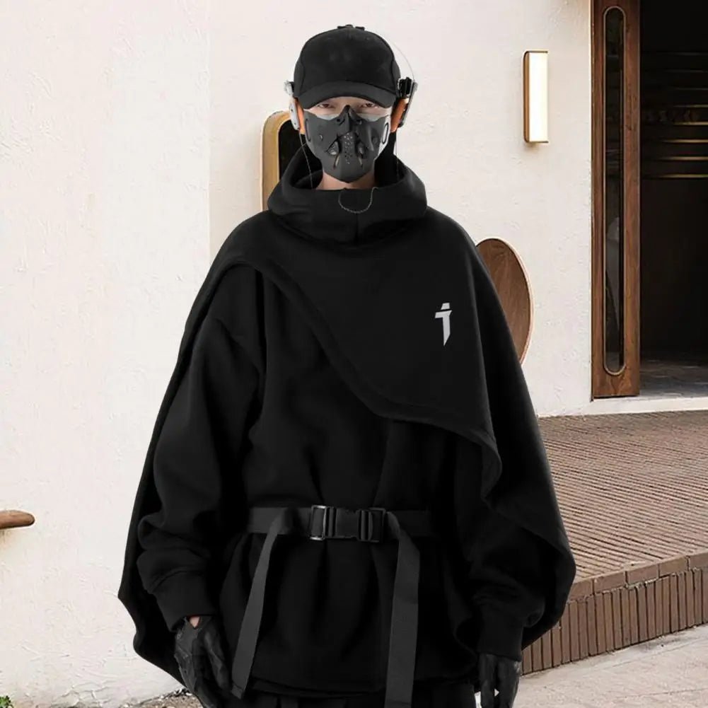 Techwear Futuristic Medieval Hooded Cape - ATLAS 1