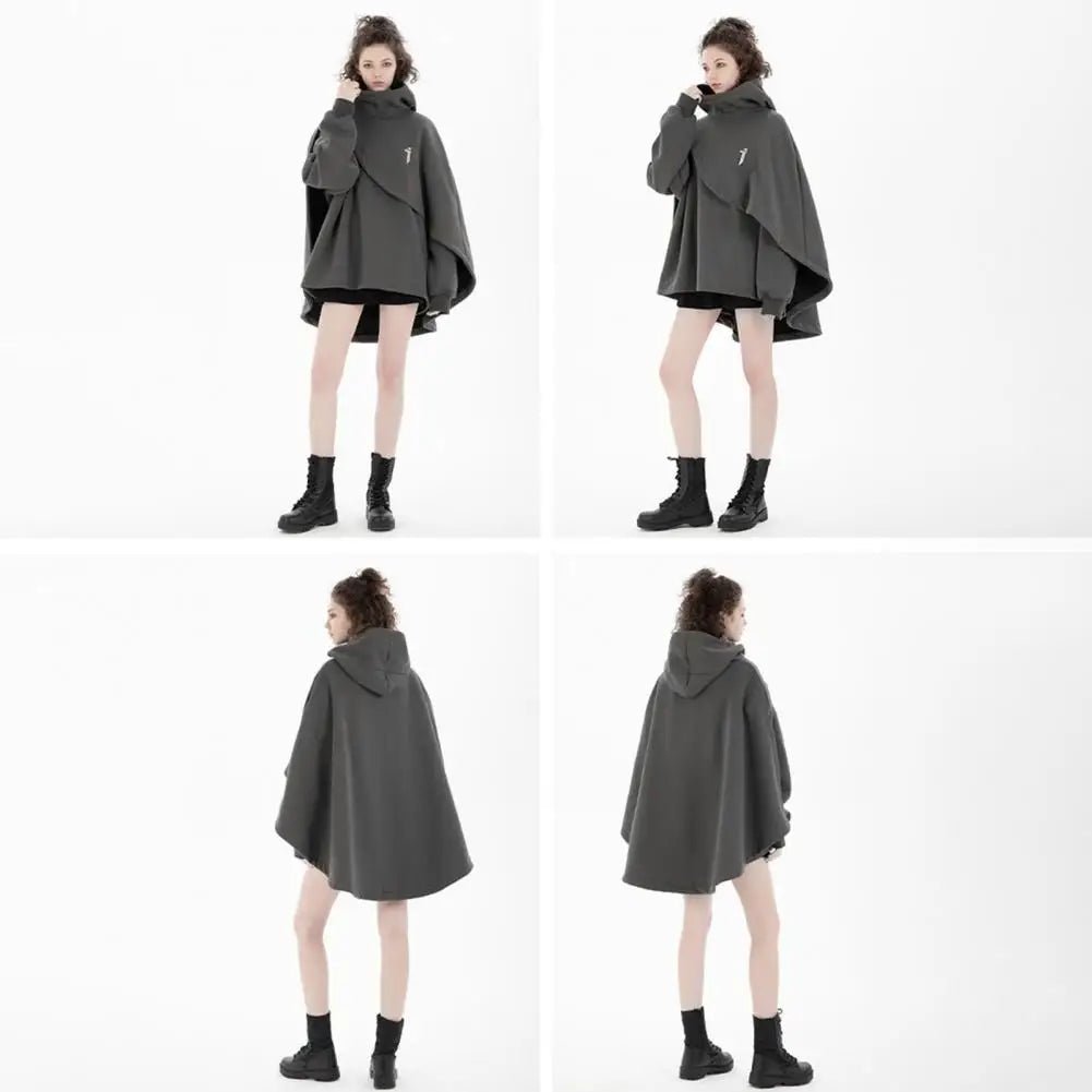 Techwear Futuristic Medieval Hooded Cape - ATLAS 1