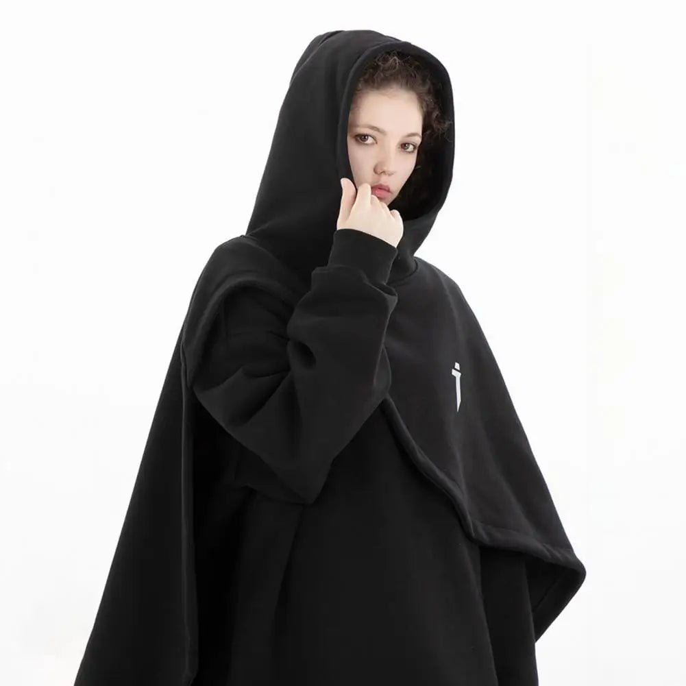 Techwear Futuristic Medieval Hooded Cape - ATLAS 1