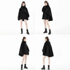 Techwear Futuristic Medieval Hooded Cape - ATLAS 1