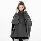 Techwear Futuristic Medieval Hooded Cape - ATLAS 1