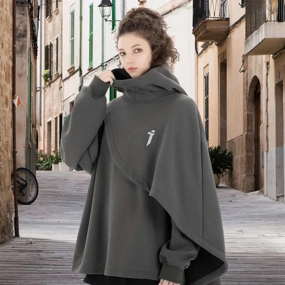 Techwear Futuristic Medieval Hooded Cape - ATLAS 1