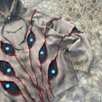 Techwear Gothic Punk Eye Patchwork Hoodie - ATLAS 1 - Techwear Store