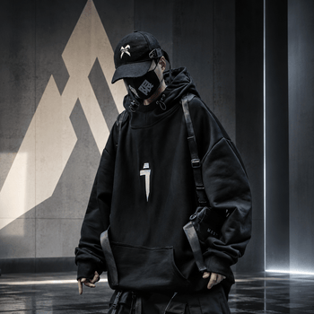 Sweat à Capuche Techwear Harajuku Homme