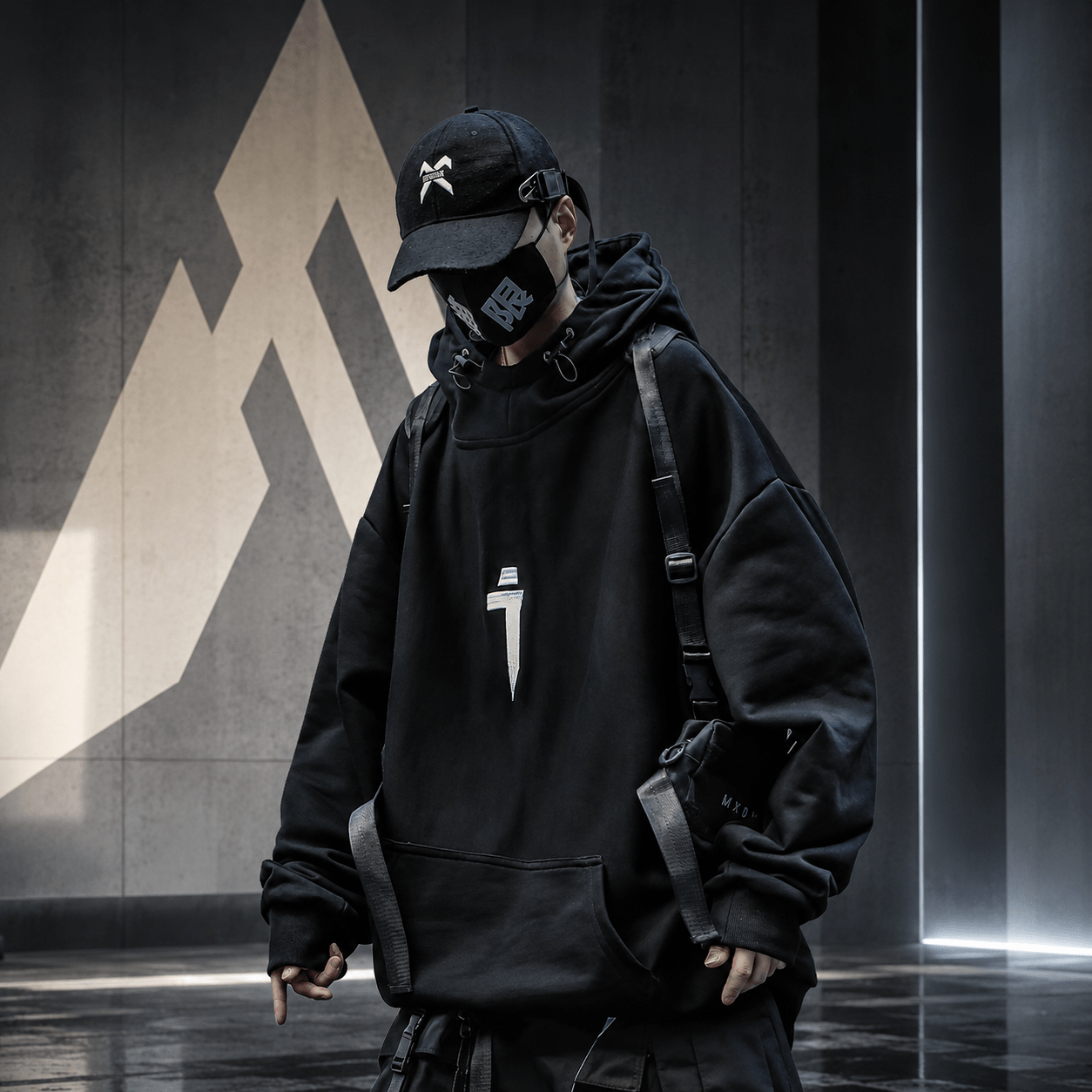 Techwear Harajuku Hoodie for Men - ATLAS 1