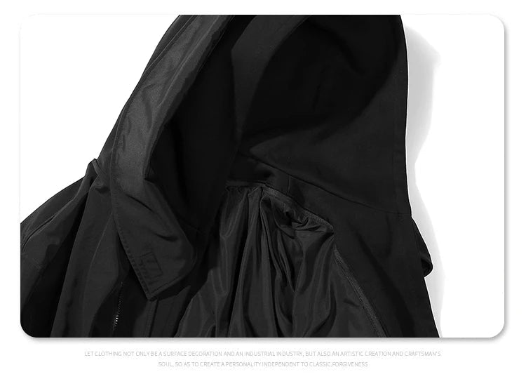 Techwear High Street Loose Long Jacket - ATLAS 1
