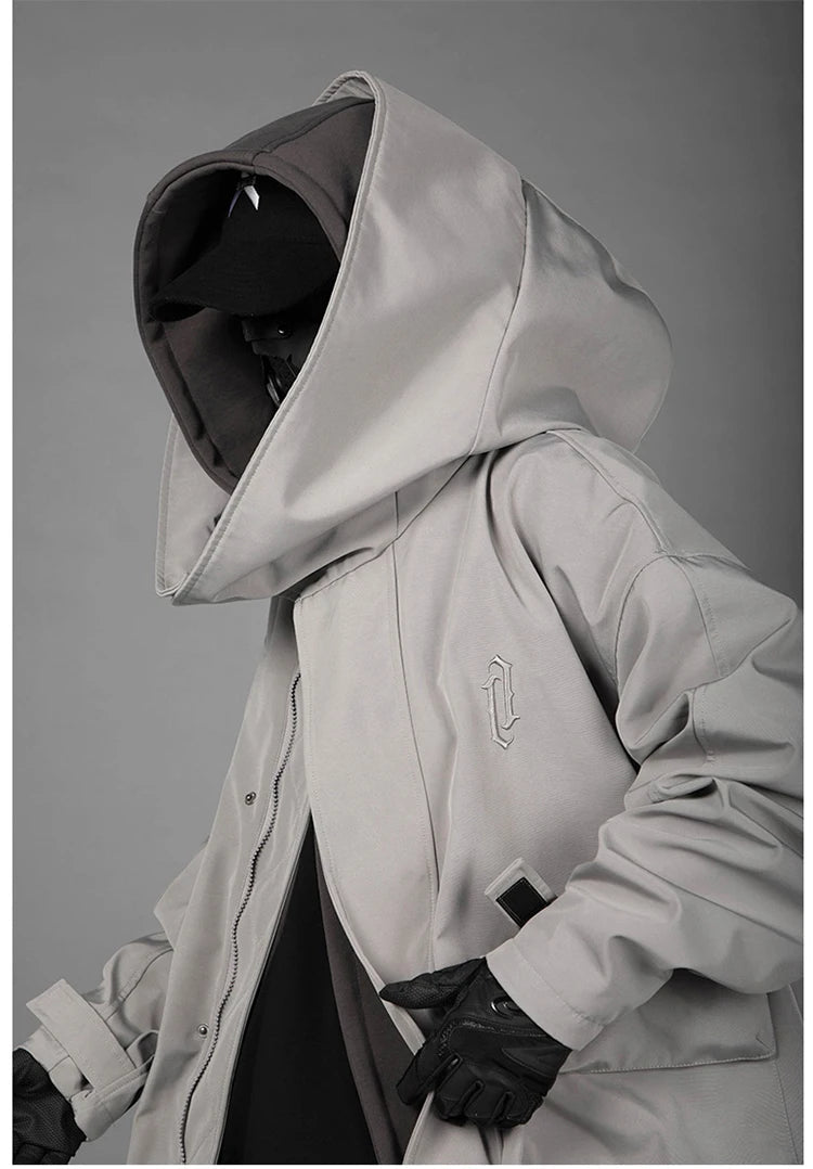 Techwear High Street Loose Long Jacket - ATLAS 1