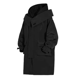 Techwear High Street Loose Long Jacket - ATLAS 1