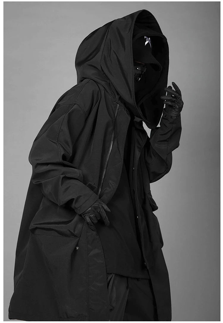Techwear High Street Loose Long Jacket - ATLAS 1