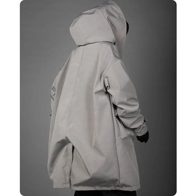 Techwear High Street Loose Long Jacket - ATLAS 1