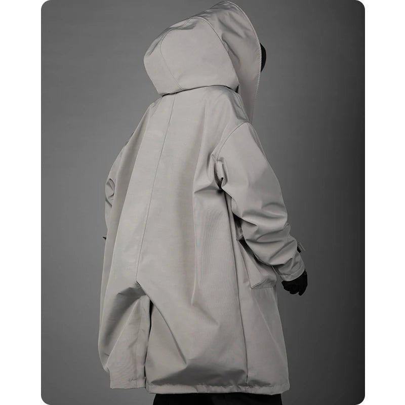 Techwear High Street Loose Long Jacket - ATLAS 1