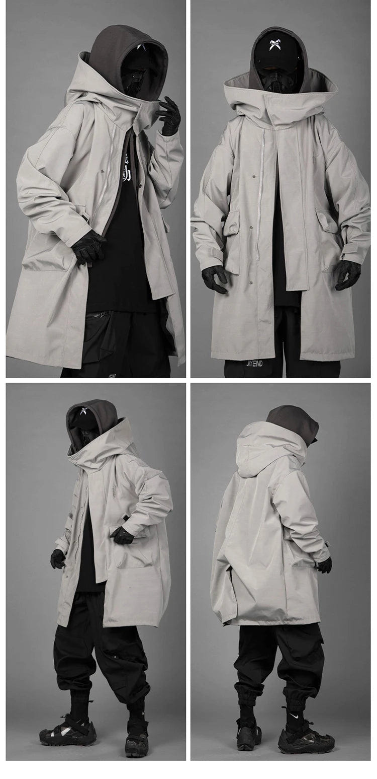 Techwear High Street Loose Long Jacket - ATLAS 1