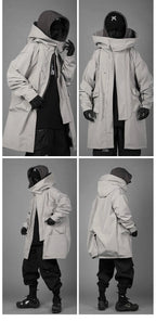 Techwear High Street Loose Long Jacket - ATLAS 1