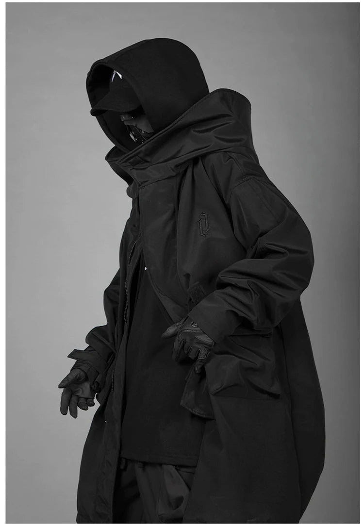 Techwear High Street Loose Long Jacket - ATLAS 1