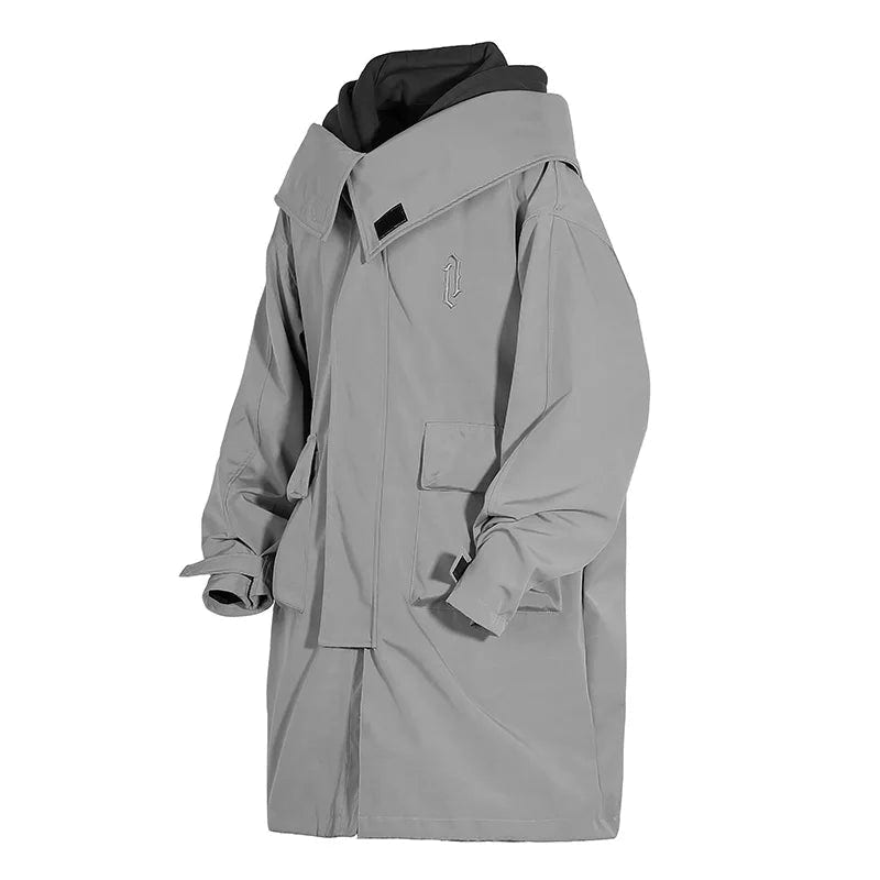 Techwear High Street Loose Long Jacket - ATLAS 1