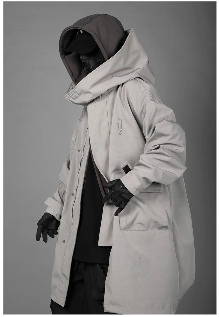 Techwear High Street Loose Long Jacket - ATLAS 1