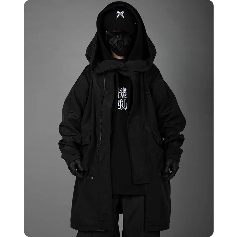 Techwear High Street Loose Long Jacket - ATLAS 1
