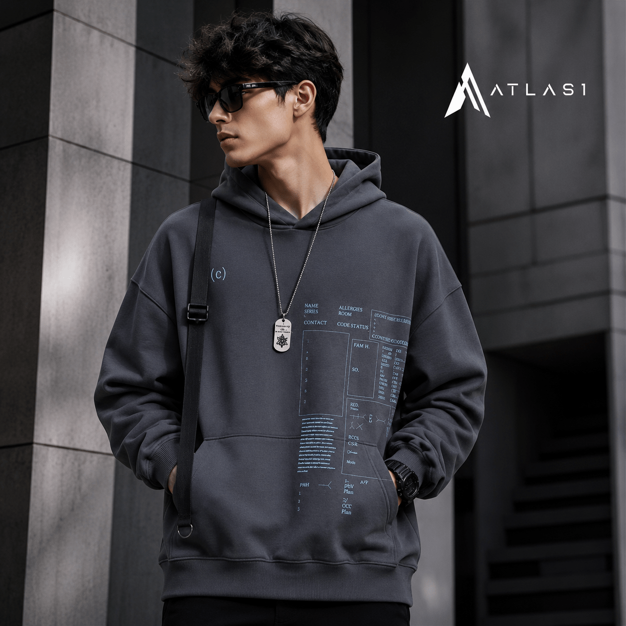 Techwear Hip-Hop Hoodies - ATLAS 1